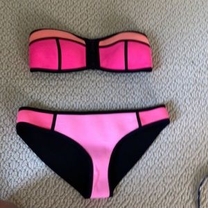 neoprene triangl bikini